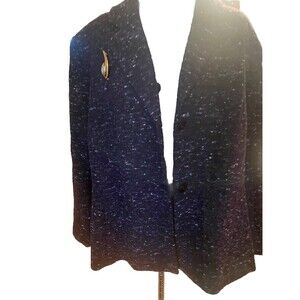 Jones New York Vintage Blazer Tweed Sz-24 Slacks Skirt Any Occasion Button Down